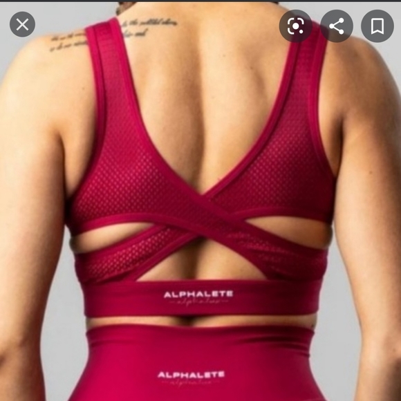 Alphalete Other - Alphalete elite bra raspberry